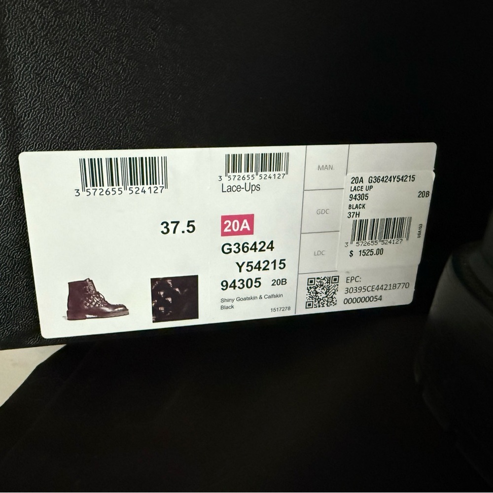 CHANEL Black Leather Boots with Gold Accents - Picture 10 of 12